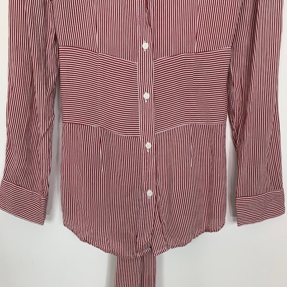 Bar III Striped Button Down Long Sleeve Shirt - Picture 2 of 10